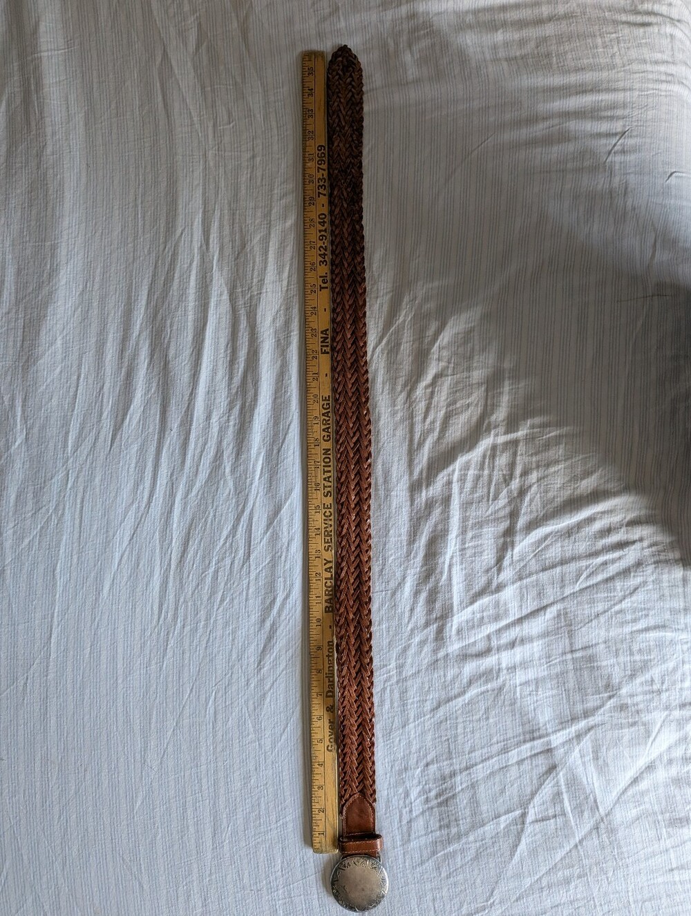 Braided Leather Belt - Picture 4 of 4